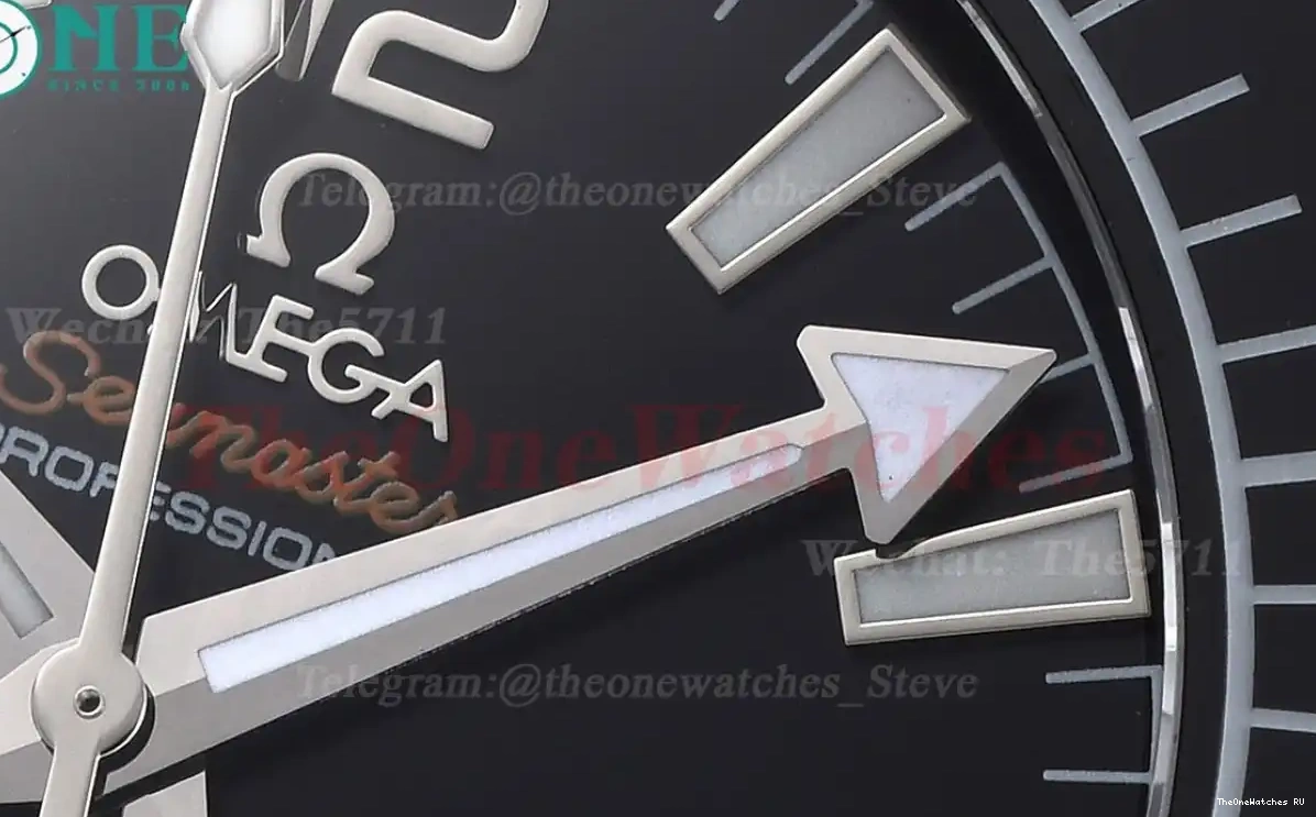 SS GDF Seamaster 600m Stk MY8215 Black SS 43mm 0409